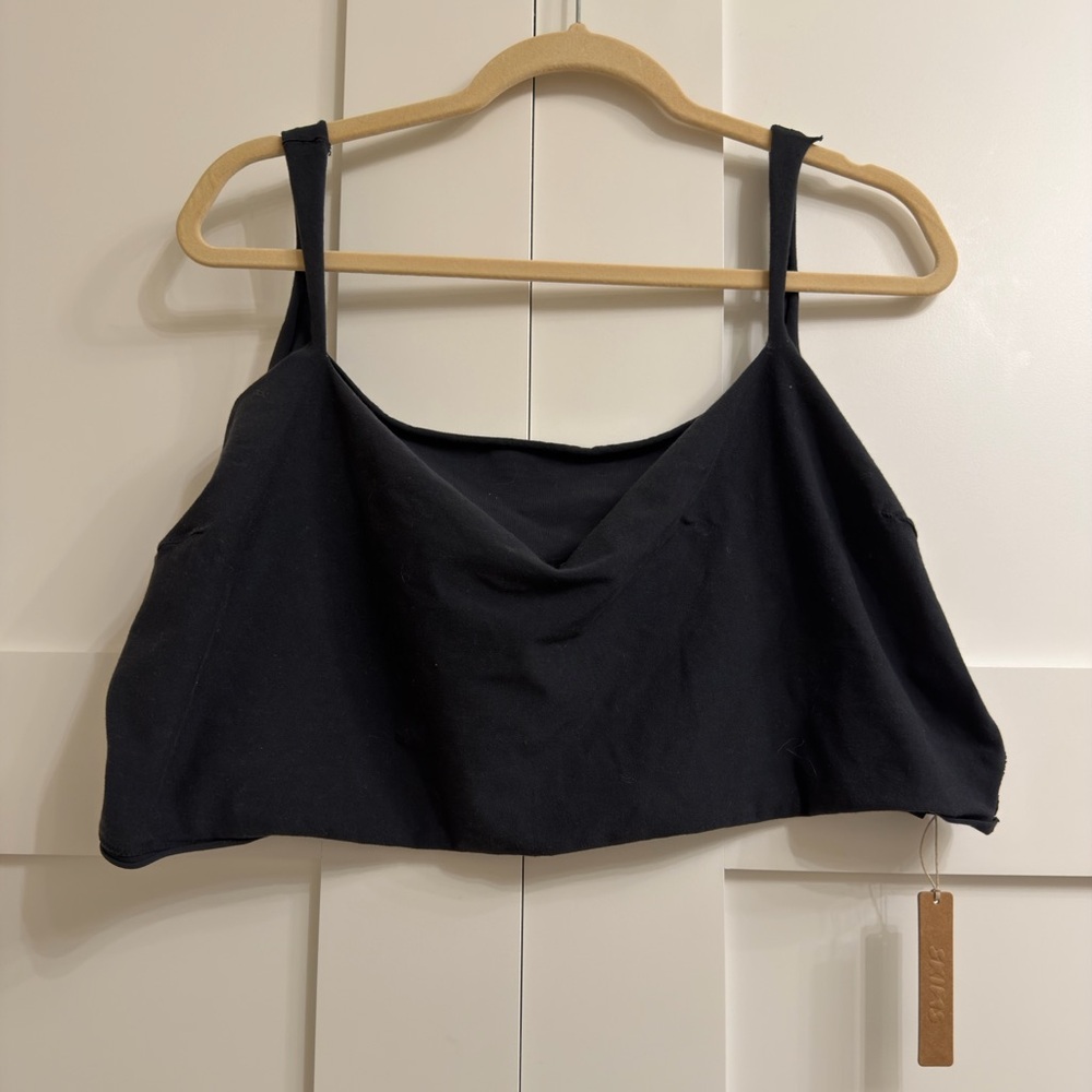 NWT Skims Raw Edge Intimates Cami in Soot, size 4X